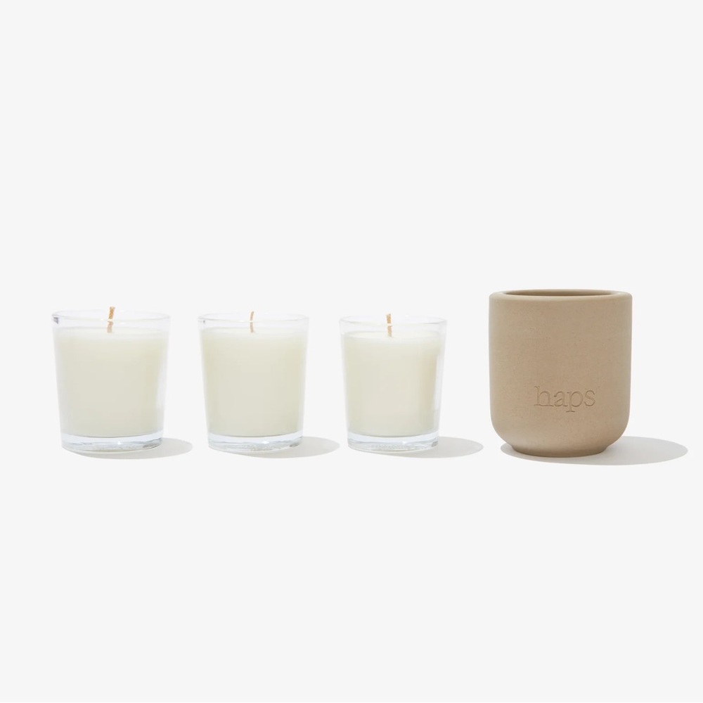Haps Candle Set with Holder
